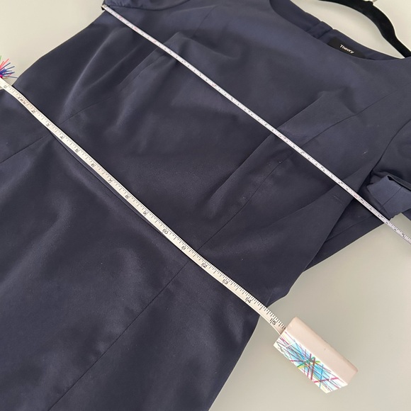 Theory Beautiful Blue Sheath Dress - Picture 6 of 7